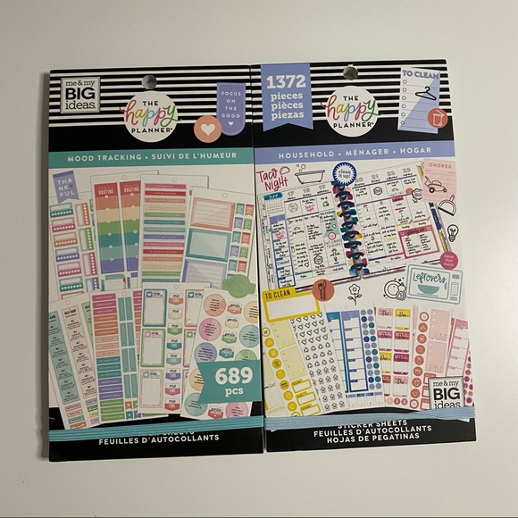 BRAND NEW HAPPY PLANNER STICKER BOOKS SET OF 5 - Picture 2 of 9